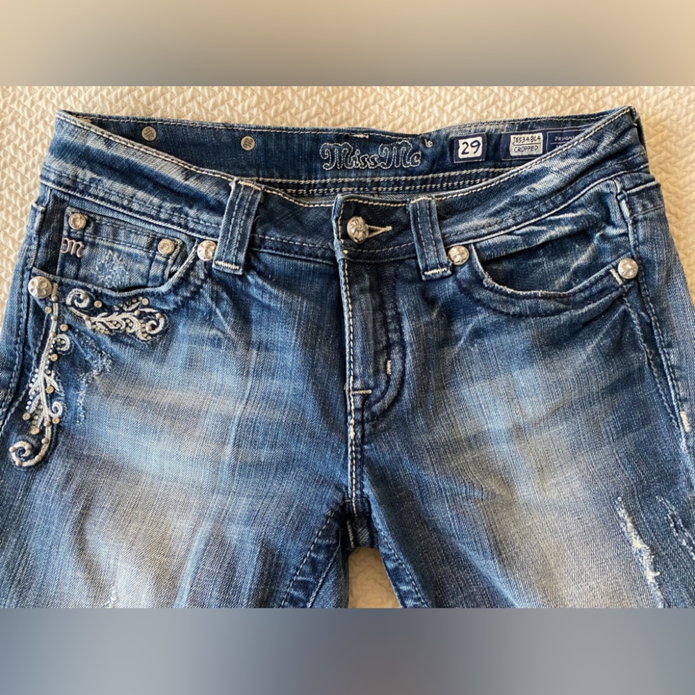 Miss Me Cropped Jean Vintage